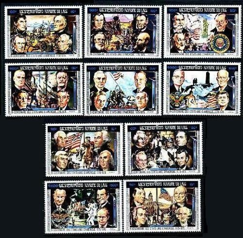 #269-69i Laos American Presidents (10)