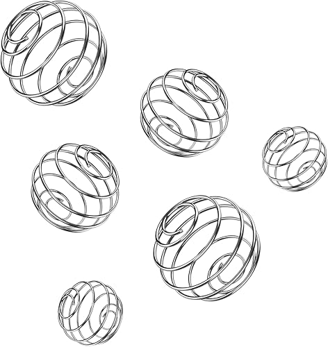 Bolas agitadoras, 6 bolas mezcladoras de acero inoxidable 304 para batidos de proteínas, bolas de mezcla para botellas mezcladoras