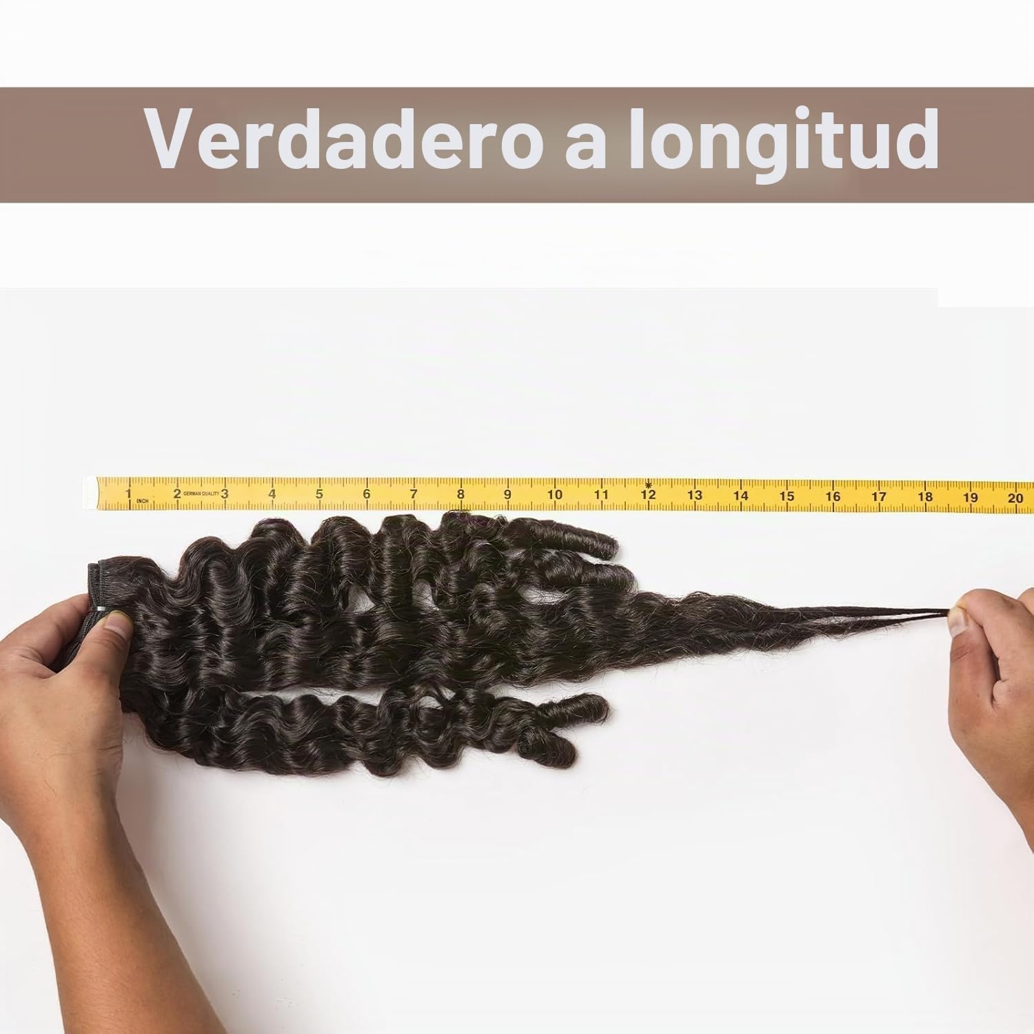 Burmese Curly Bundles Human Hair Extensions Paquetes De Cabello Humano Rizado Birmano Con Punta Rizada Elástica Sujetar Bien El Rizado Negro Natural 100g/PC 1 Bündel 20 Inch
