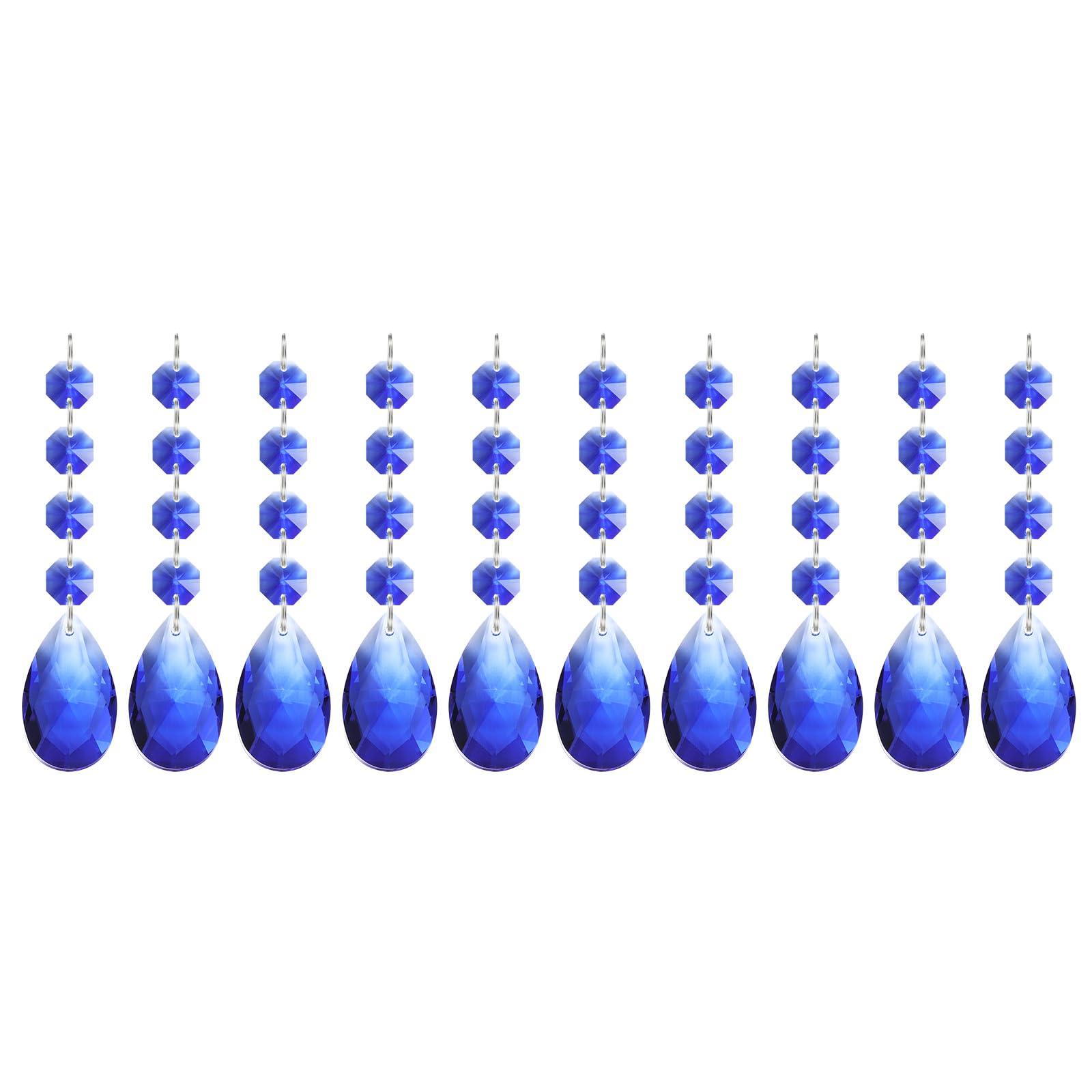 PATIKIL Teardrop Crystal Chandelier Pendants Beads