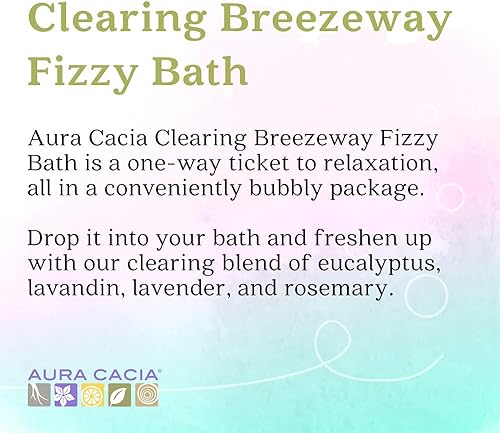 Miniatura 2 de Aura Cacia Clearing Breezeway - Baño con gas  GCMS probado para pureza  2.5 oz (70.9g)