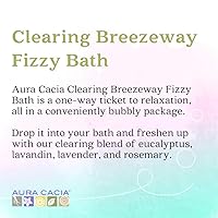 Vista 2 de Aura Cacia Clearing Breezeway - Baño con gas GC/MS probado para pureza 2.5 oz (70.9g)