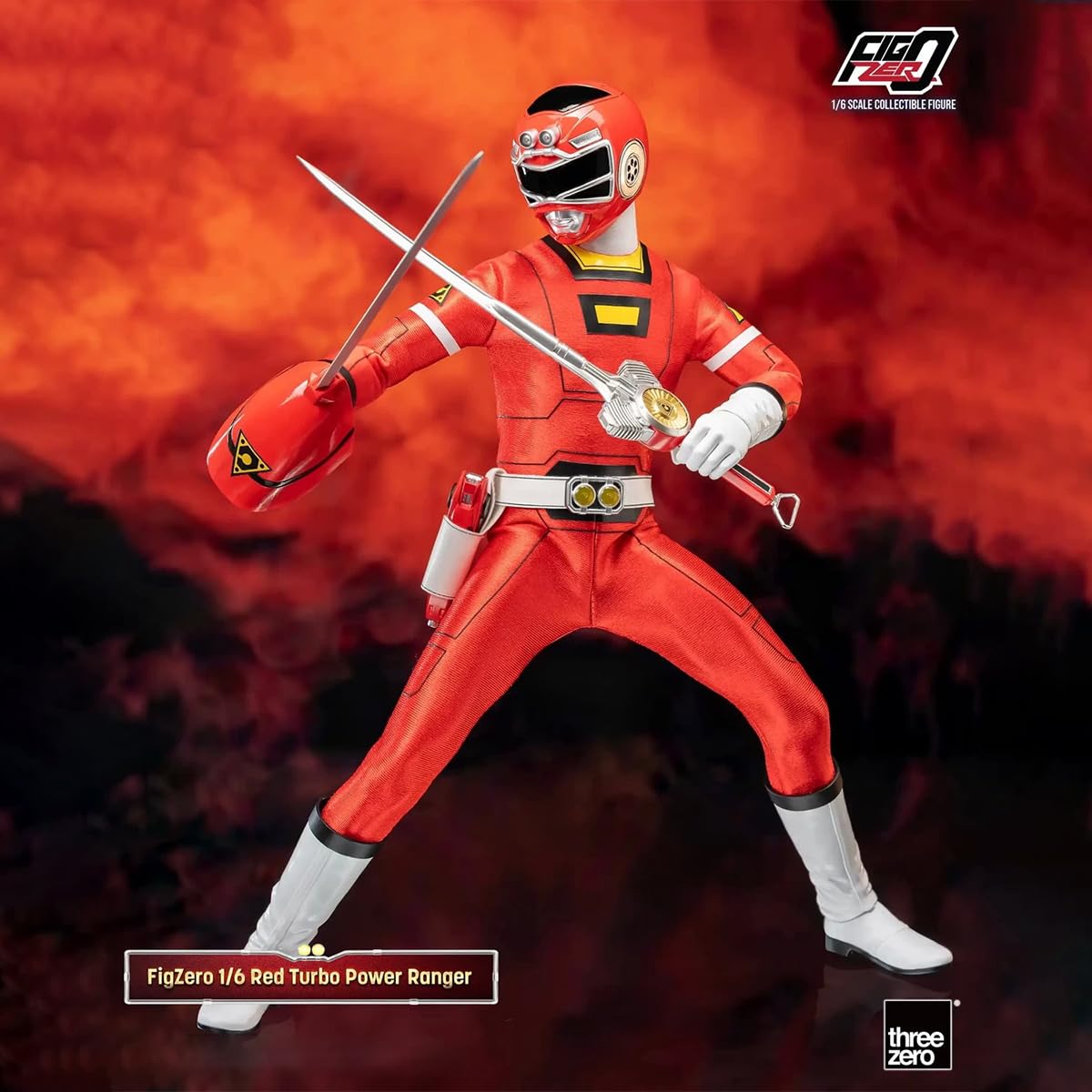 HiPlay Threezero 1/6 Red Turbo Power Ranger 3Z08130W0 Action Figure