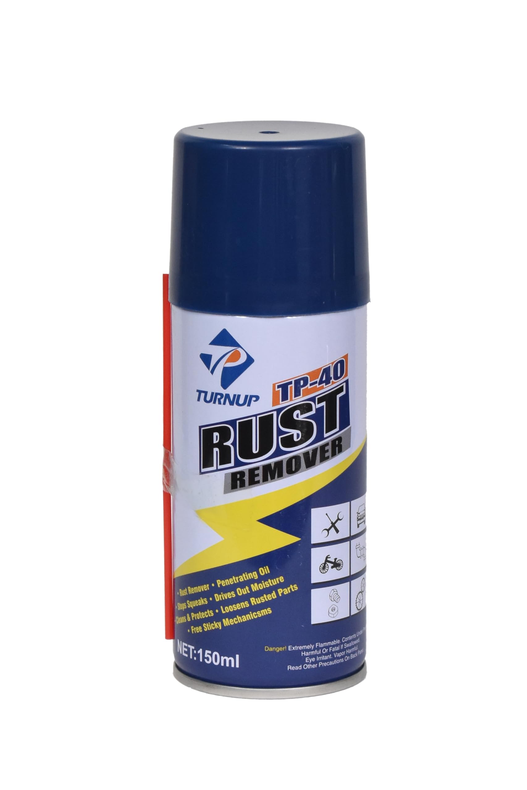 TURN UP Rust Remover 150ml – Heavy-Duty Rust Cleaner for Metal, Tools, Car Parts & Surfaces – Fast-Acting, Non-Damaging Formula