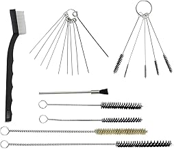 JNNJ 21 Pieces Paint Gun Cleaning Set, Spray Gun Cleaning Brush Set, Spray Gun Cleaning Kit with Tube Brush, Dust Removal Brush