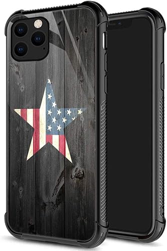 Miniatura 7 de Funda compatible con iPhone 13 Pro Max, funda de bandera antigua para iPhone 13 Pro Max para niños y hombres, diseño de patrón a prueba de golpes,