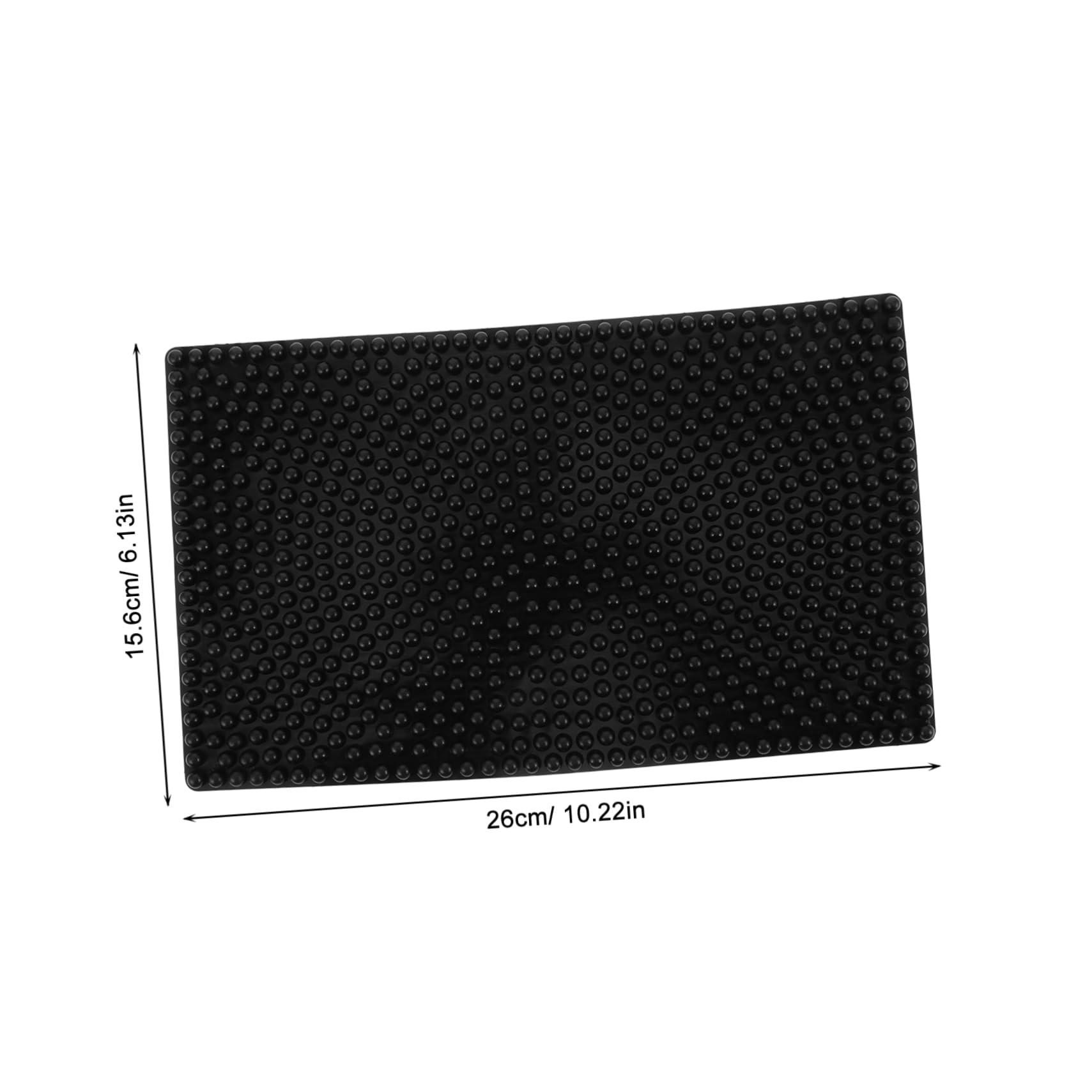 HEALLILY Car Non-Slip Mat Car Dashboard Non Slip Mat Non Slip Mat for Car Dashboard Car Dashboard Accessories Dashboard Mat Dash Mat Dash Accessories Dash Pad Black