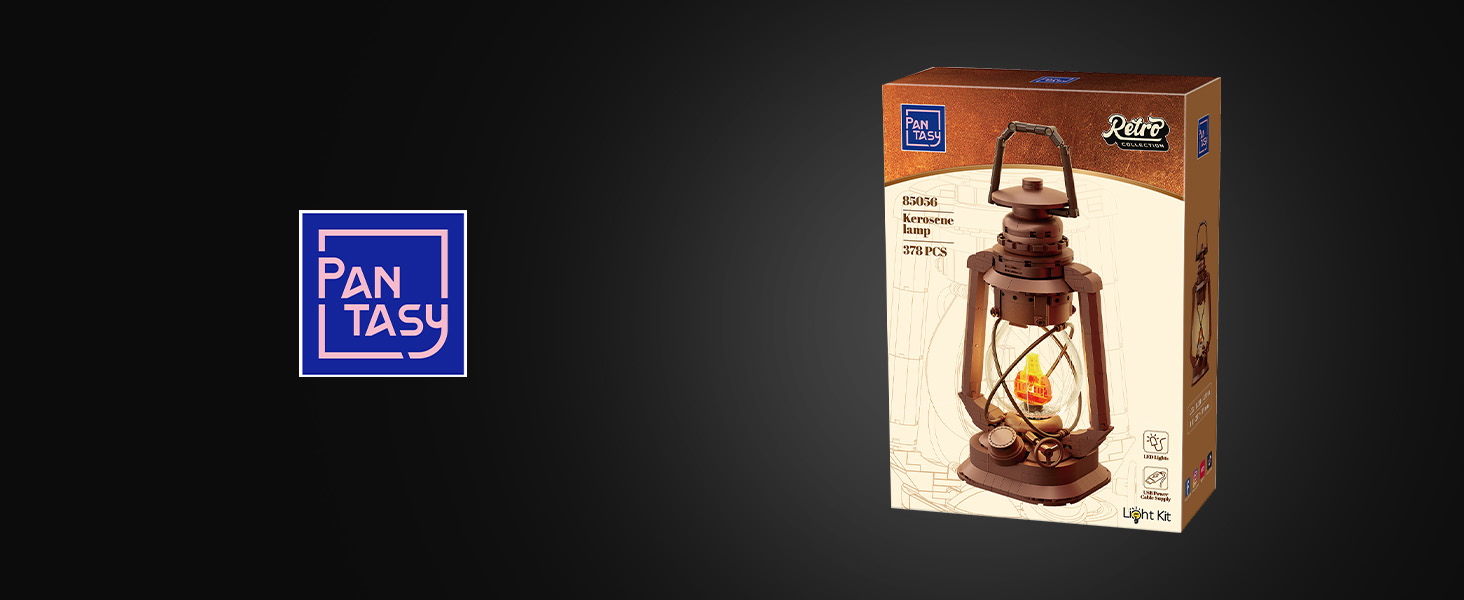 Amazon.com: PANTASY Vintage Kerosene Lantern Building Set with