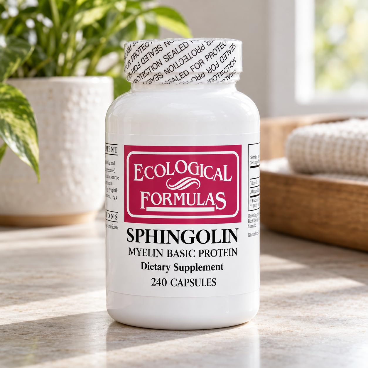 Ecological Formulas - Sphingolin 200 mg 240 caps [Health and Beauty] — Amazon image 7