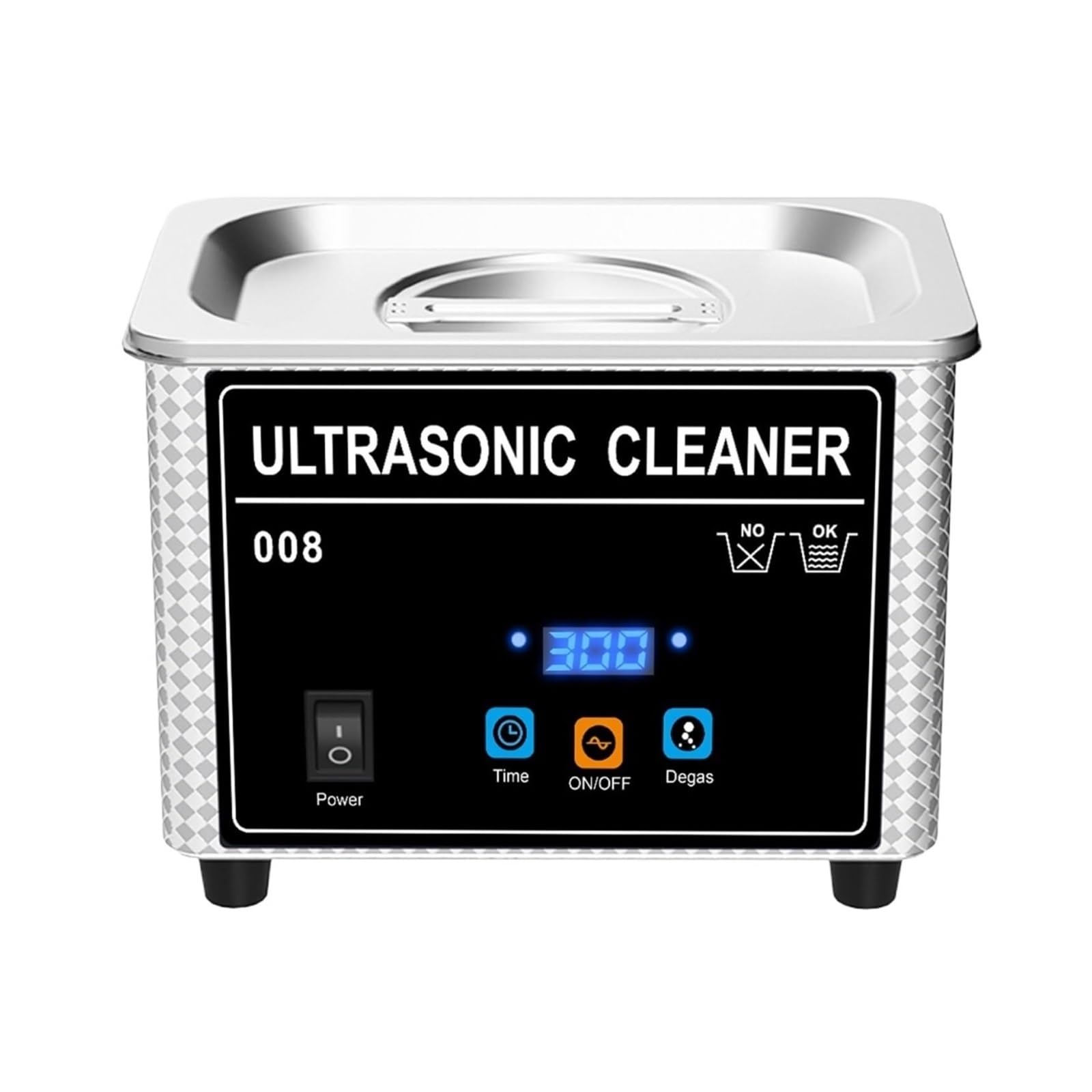 Limpiador de joyas, Máquina De Limpieza Por Ultrasonidos, Limpiador 800ml, Temporizador Baño, Cepillo Para Joyería, Gafas, Manicura, Cortador Piedra, Piezas Dentales,para retenedores