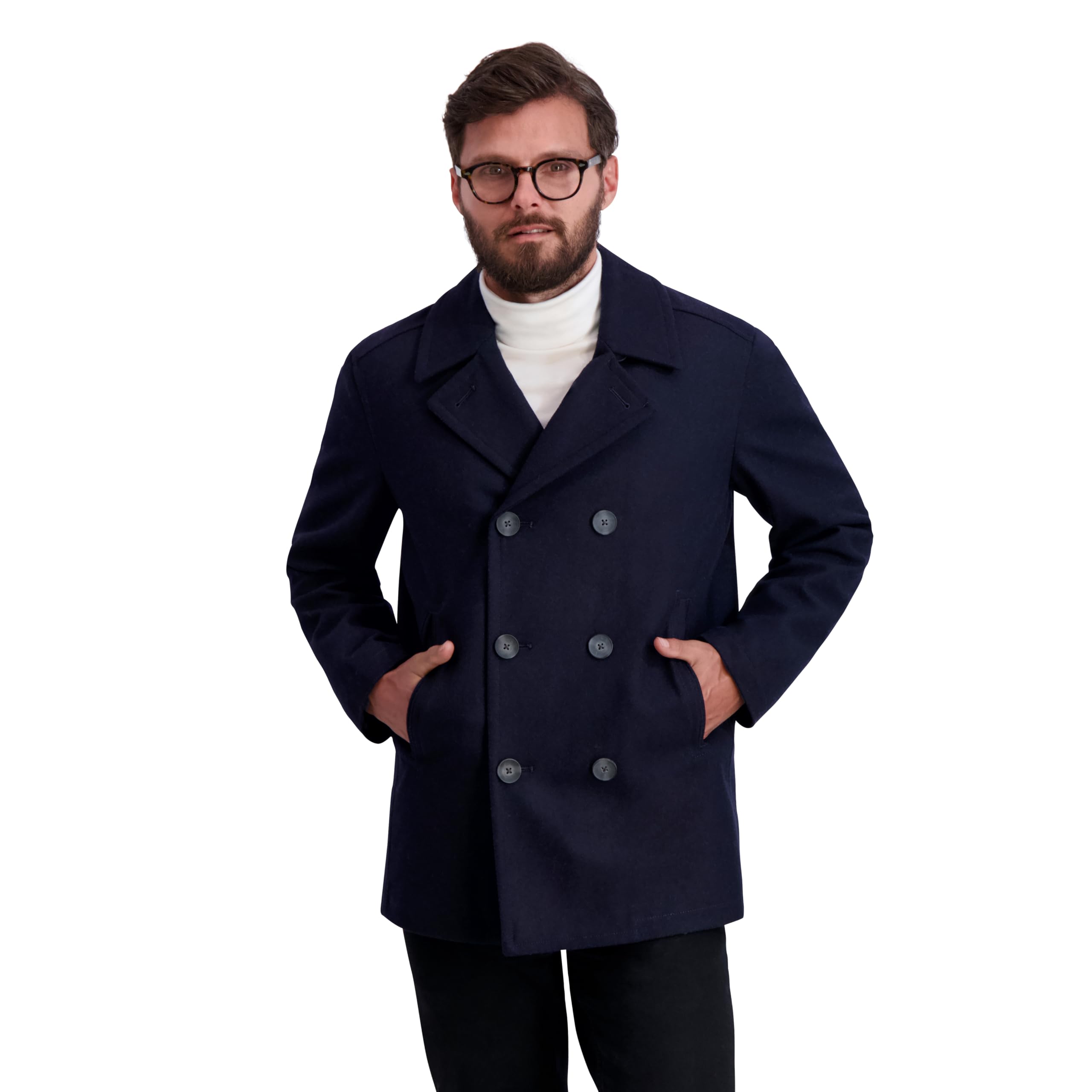 Nautica Men's Wool Blend Peacoat