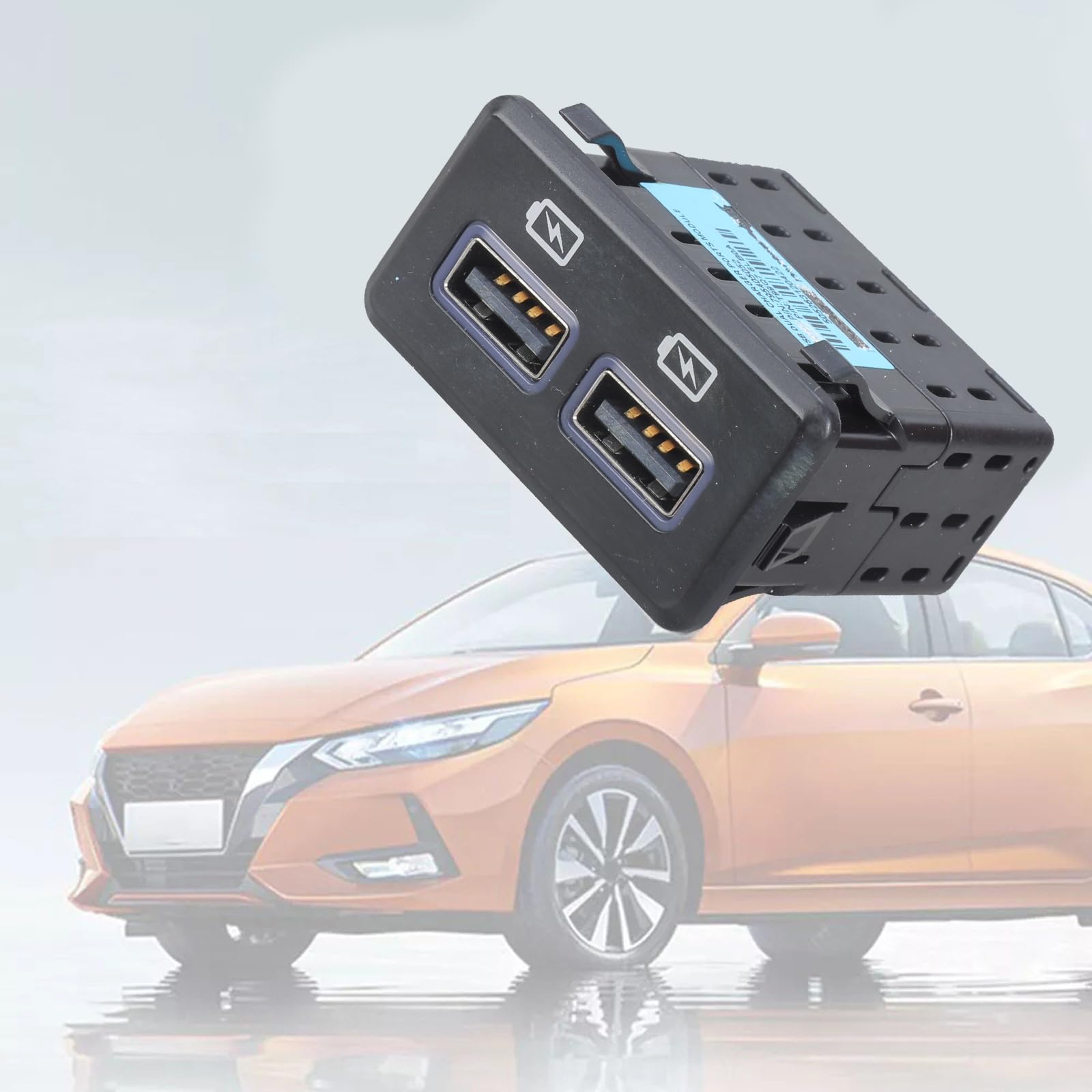 Prise auxiliaire USB avec chargement intelligent, adaptateur de port facile à installer pour prise intelligente Autmotives