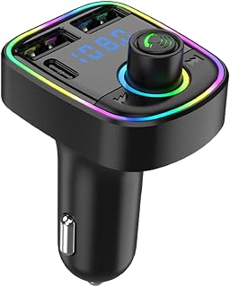FM-sändare för bil, USB-laddare för fordon, lätt MP3-spelare med tydligt ljud för resor, resor och fordon