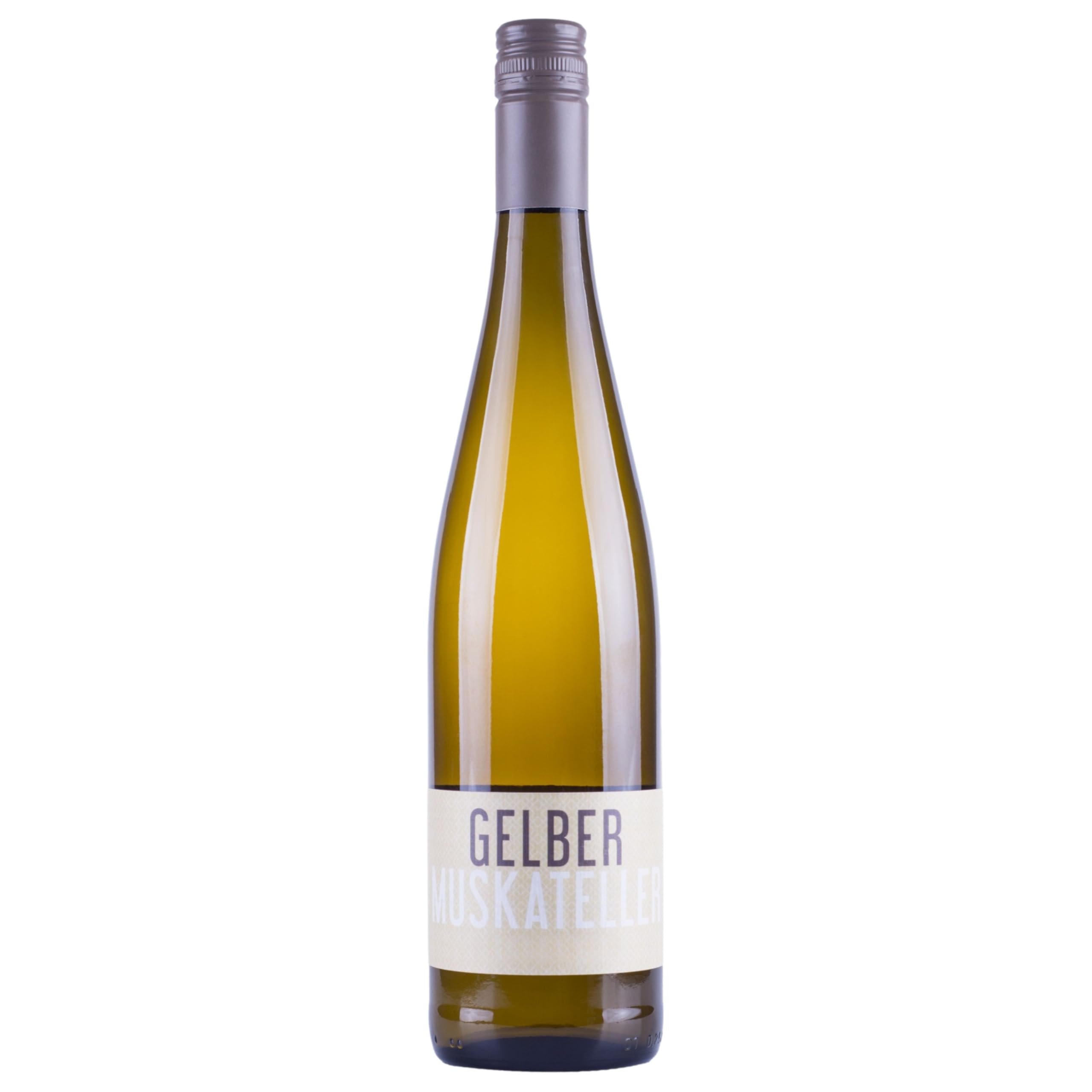 Nehrbaß - “Gelber Muskateller 2024” - Weißwein lieblich 6 x á 0,75 Liter - Vegan - Aus Deutschland (Rheinhessen) - mit Schraubverschluss - Qualitätswein