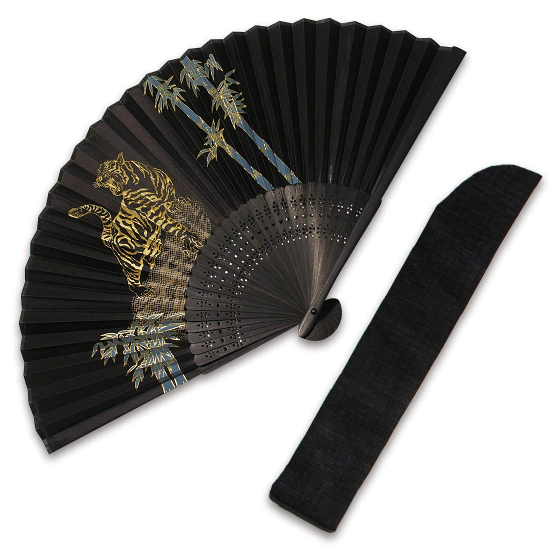Amazon | [京都 洛～伝統となごみの和雑貨] 布扇子 扇子 差し袋