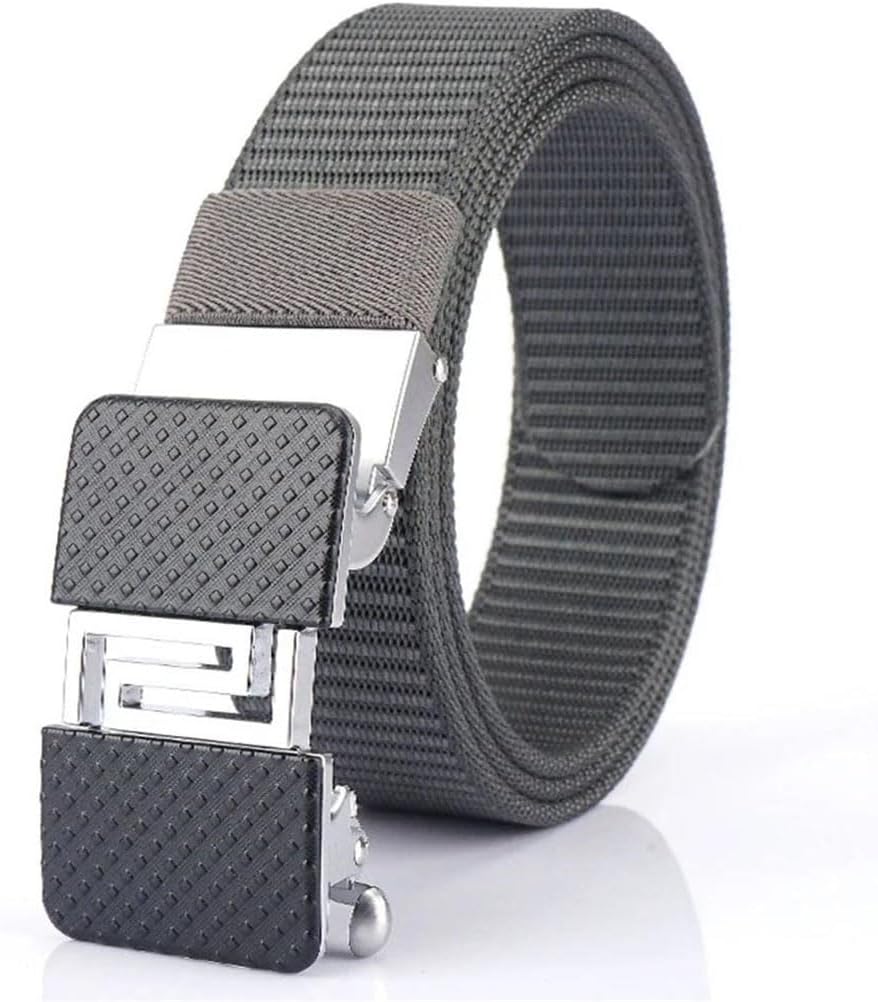 Men's Tactical Outdoor Hunting Multi Function Alloy Automatic Buckle Belt Soft Real Nylon