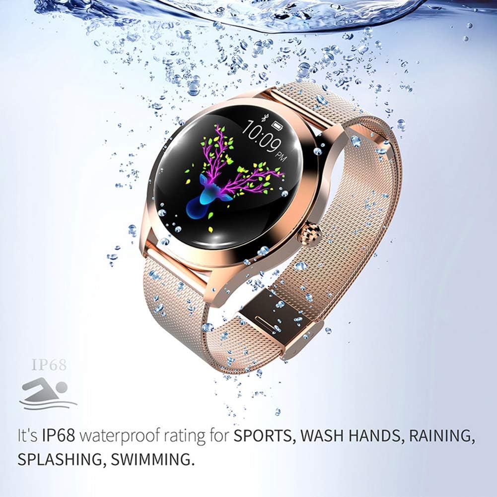 Smart Watch New Kw10, para Mujeres Reloj Deportivo al Aire Libre  Inteligente, Sleep Impermeable y presión Arterial Monitor de  oxígeno/calorías Contador de Pasos - para Android e iOS : Amazon.es:  Electrónica