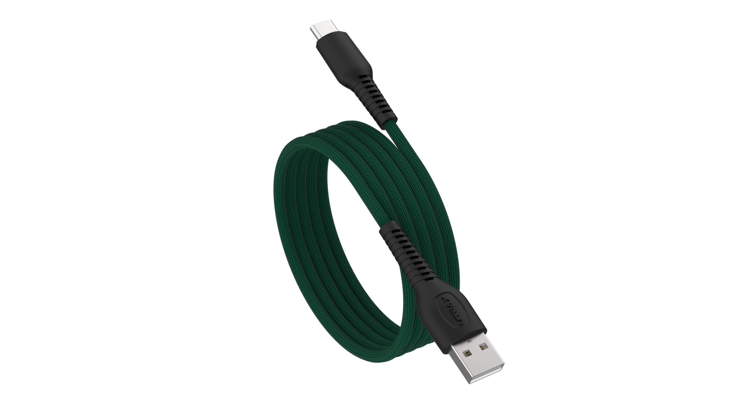 UTRAX 65W USB A to Type C Fast Charging Cable, Unbreakable Nylon Braided, Multi Protocol Support, Copper Connector, Fast Charge & Data Sync for Android Smartphones, Tablets (Green)-image-16