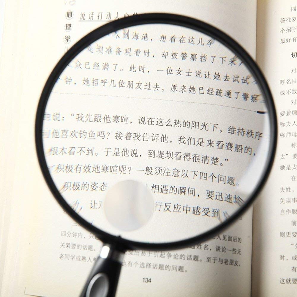 Lenti di ingrandimento, Lenti di ingrandimento per Hobby educativi, Lenti di ingrandimento Portatili, Lenti di ingrandimento per Bambini/Anziani/Studenti, Lenti di lettur
