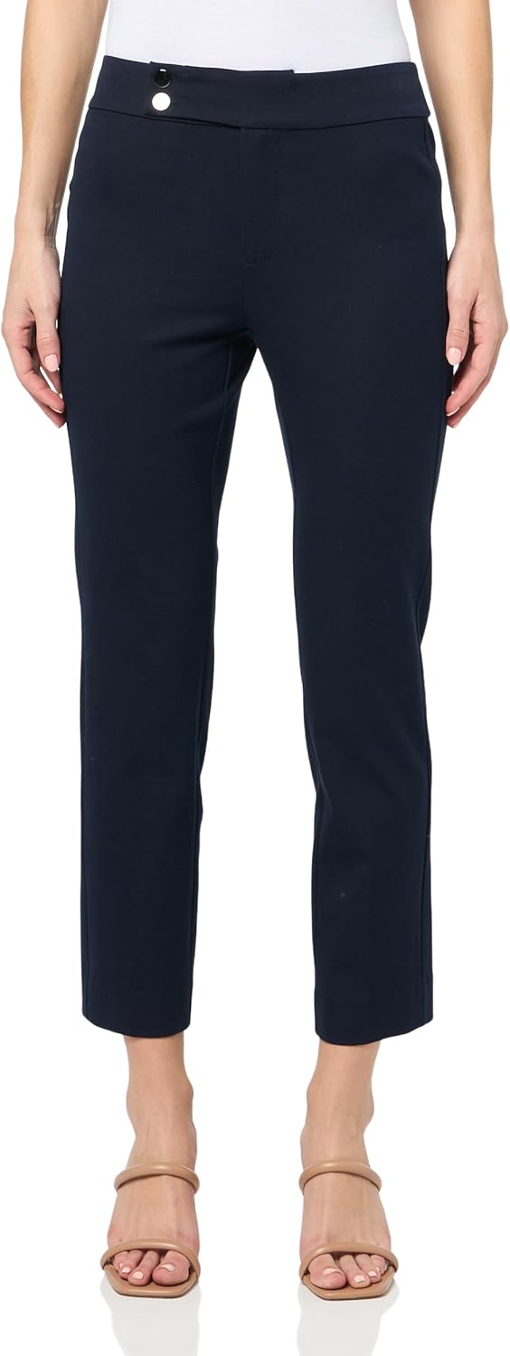 NIC+Zoe Womens 28" Straight Leg Plaza Pant