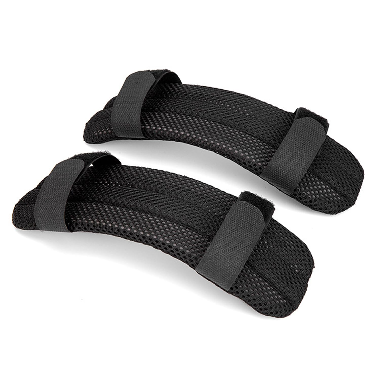 MEISO 2 Pièces Coussin d'Épaule pour Sac à Dos, Sangle Bretelle Rembourrage, Remplaçable Coussinet de Bandoulière, Coussinets de Sangle pour Sacs d'ordinateur Portable, Voyage et Sport (Noir)