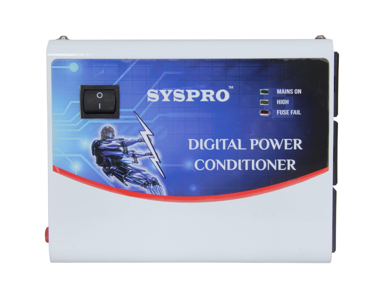 SYSPRO New Model Major Pro Plus Voltage Stabilizer for 10 CCTV Cameras 1 DVR and LED Screen Upto 42 Inch and Wall Mount and Tabletop 1