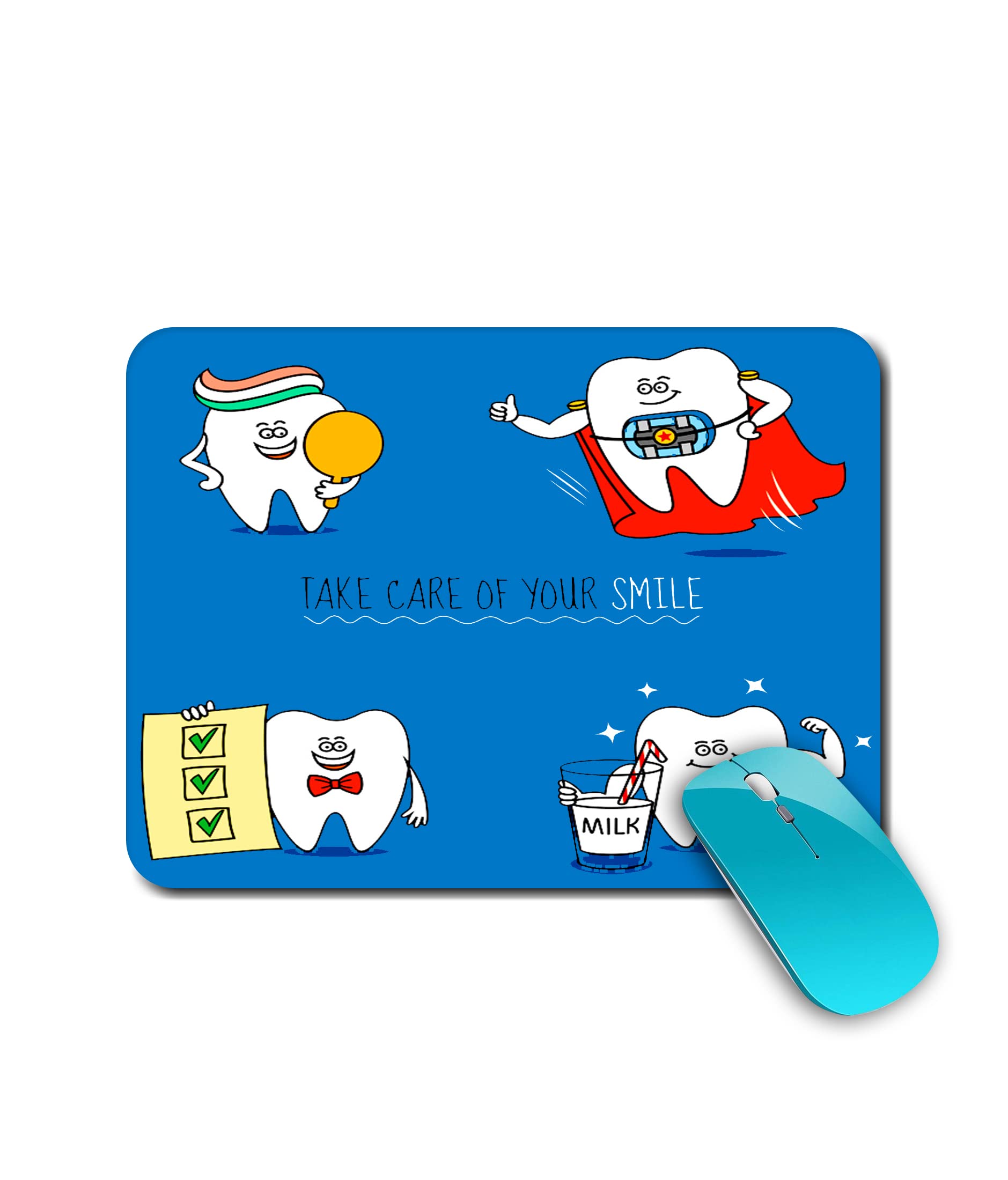 WHATS YOUR KICK® Dentist | Dental Surgeon | Dental | Quotes | Printed Mouse Pad/Designer Waterproof Coating Gaming Mouse Pad for Computer/Laptop (D5) (B09LD6DP6N) Amazon Price History, Amazon Price Tracker