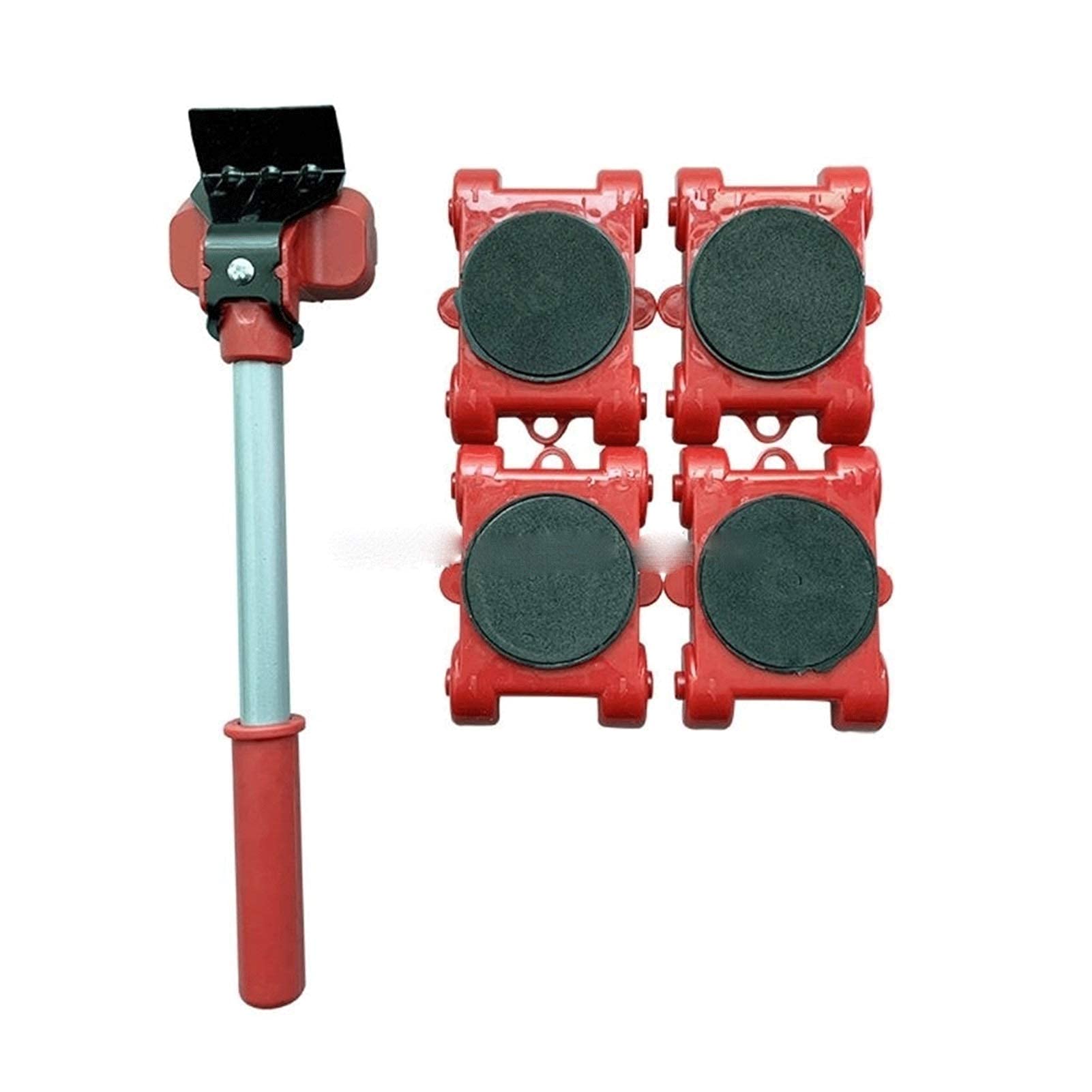 Trasportatore di mobili 4 Pezzi Si muove Mobili Strumento di Trasporto Shifter Ruota Mobile Dispositivo di Scorrimento Rullo di rimozione Strumenti in Movimento Pesante Solleva Facilmente Oggetti PE
