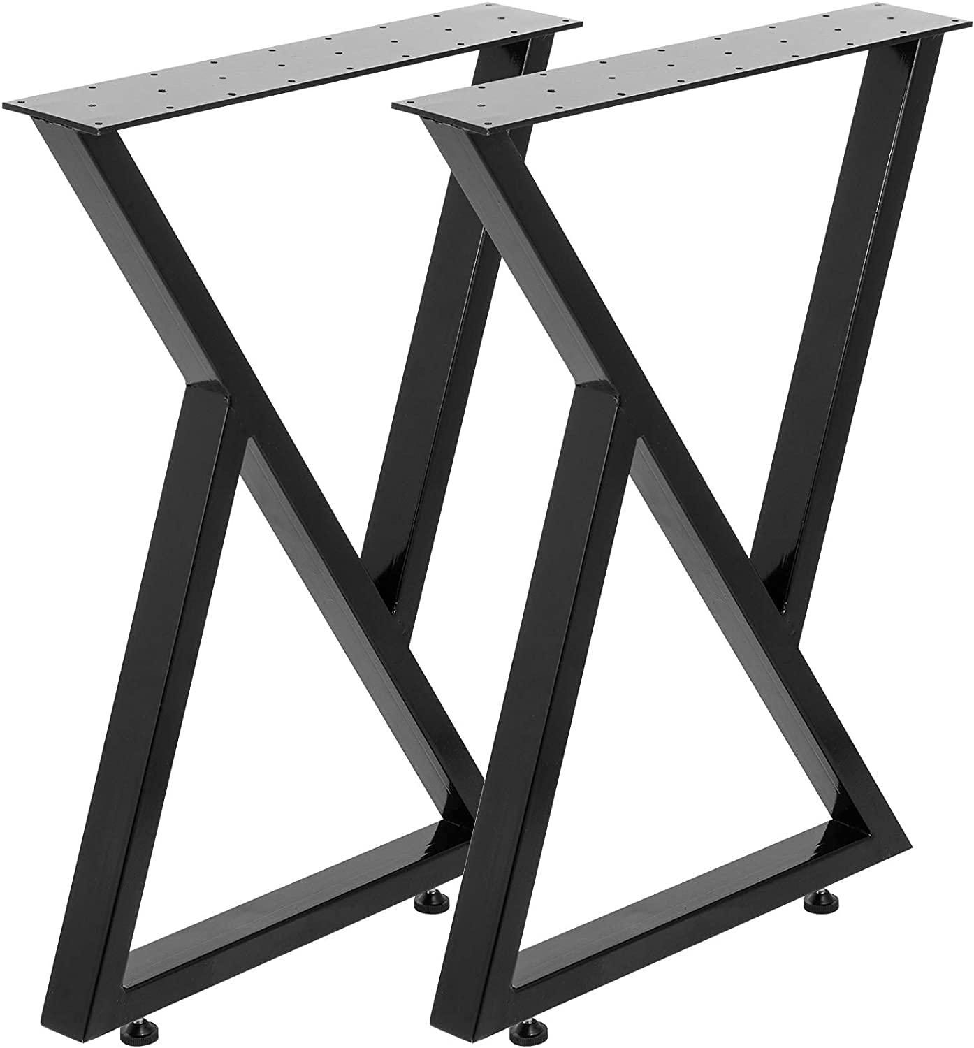 Buy VEVOR Metal Table Legs Set of 2 Dining Table Legs Black Desk Legs