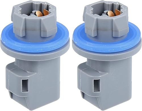 Luz trasera para placa de matrícula, luz de freno, enchufe No.F81Z13411AA para Ford F-150 2004-2021 plástico gris (juego de 2)