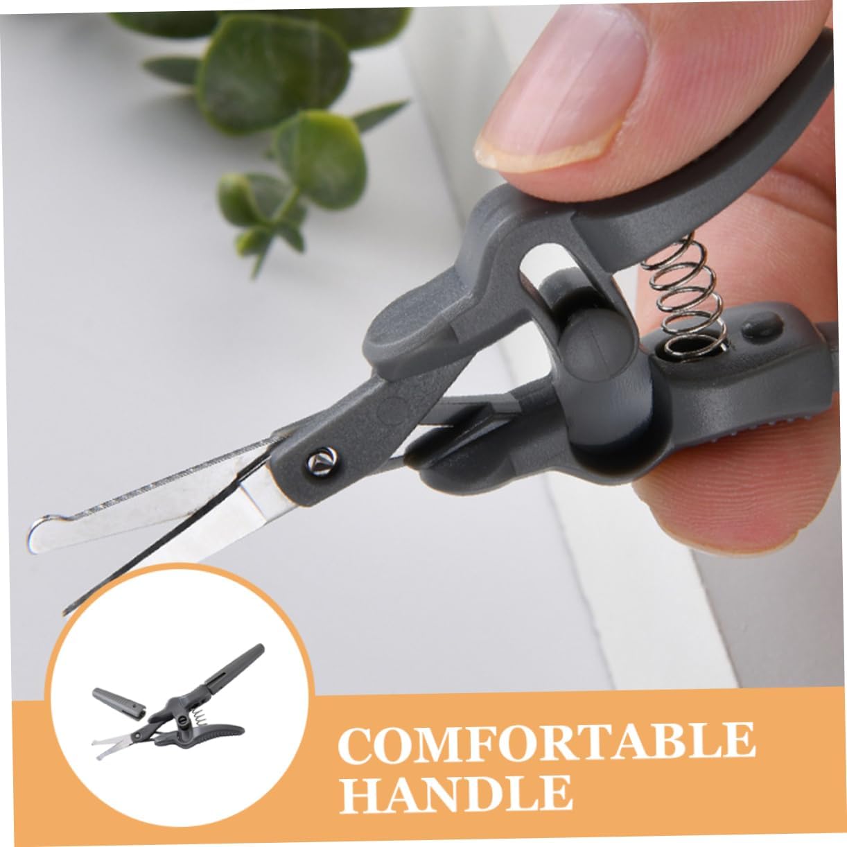 Nose Hair Scissors and Eyebrow Trimmer Facial Grooming Scissors for Precise Beard and Hair Trimming Compact and Convenient Beauty Tool for Men