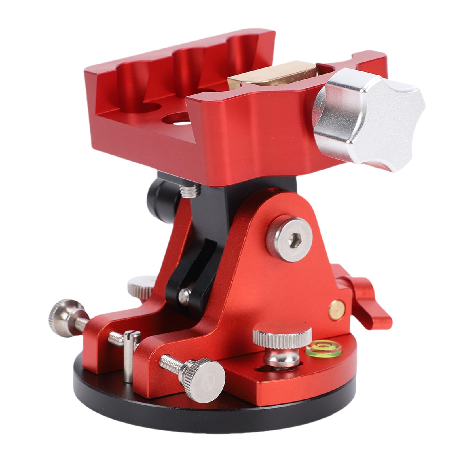 Ausla Base de Ajuste de Latitud del Telescopio, Montura de Aleación de Aluminio para Astrofotografía con Polaridad Precisa y Estabilidad para Observación (Rojo)