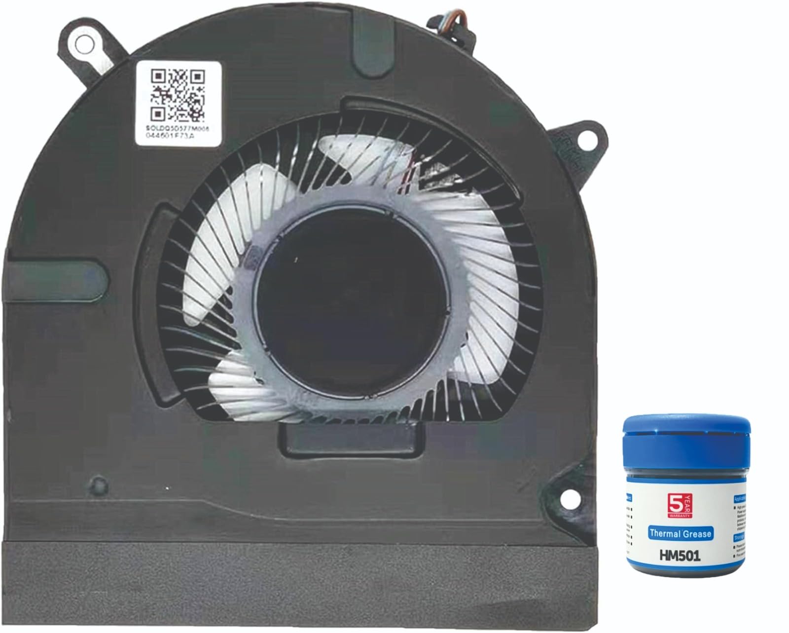 High- Quality Replacement Internal CPU Cooling Fan for HP Pavilion 15-EH 15Z-EH 15-EG 15-eg0021nr 15-eg0025nr 15-eg Laptop (SINGLE). Comes With Complimentary MH501 (Cooling paste). (Type 2)-image-13
