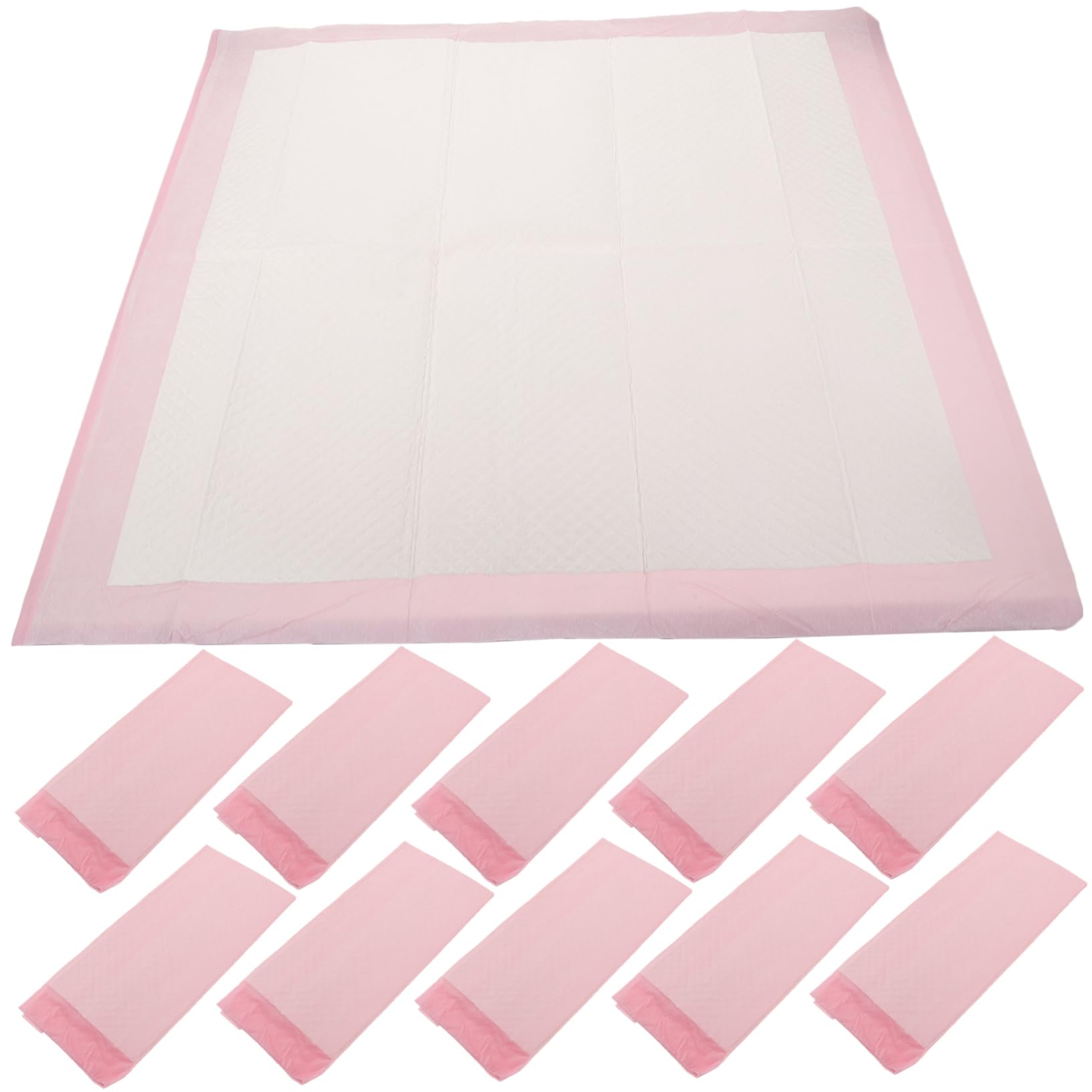 Almohadilla para Cachorros Absorbente, 1 Bolsa Rosa | Polímero Importado y Pulpa de Madera, Pe Papel Higiénico, Uso en Adiestramiento y Jaulas Pequeñas