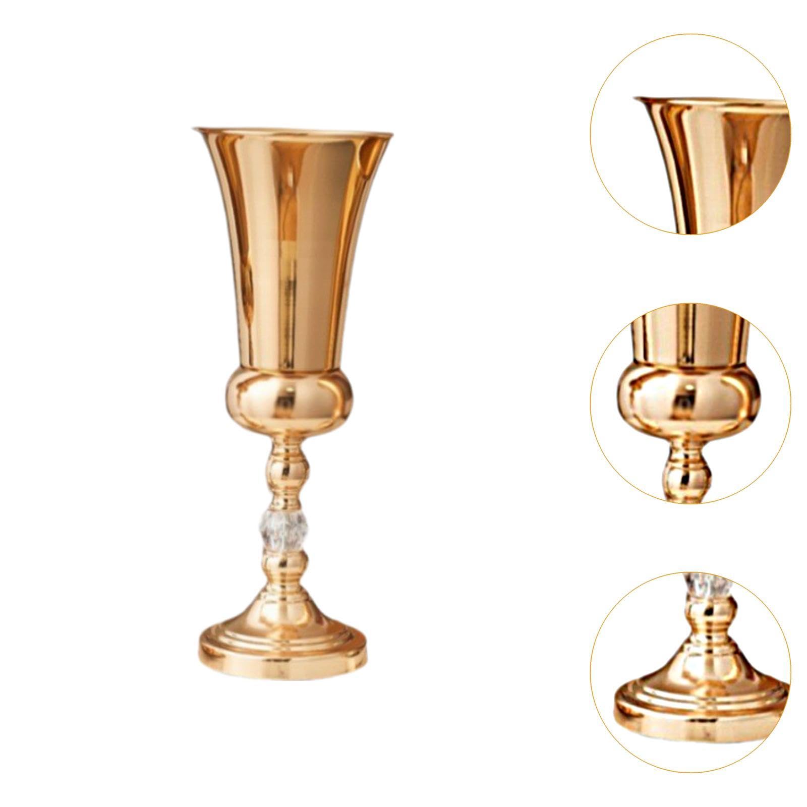 Centrotavola per Matrimonio, Vaso per Fiori Artificiali E Fioriera, Supporto per Fiori per La Decorazione Del Tavolo Da Festa O Del Soggiorno, 19x49 Cm