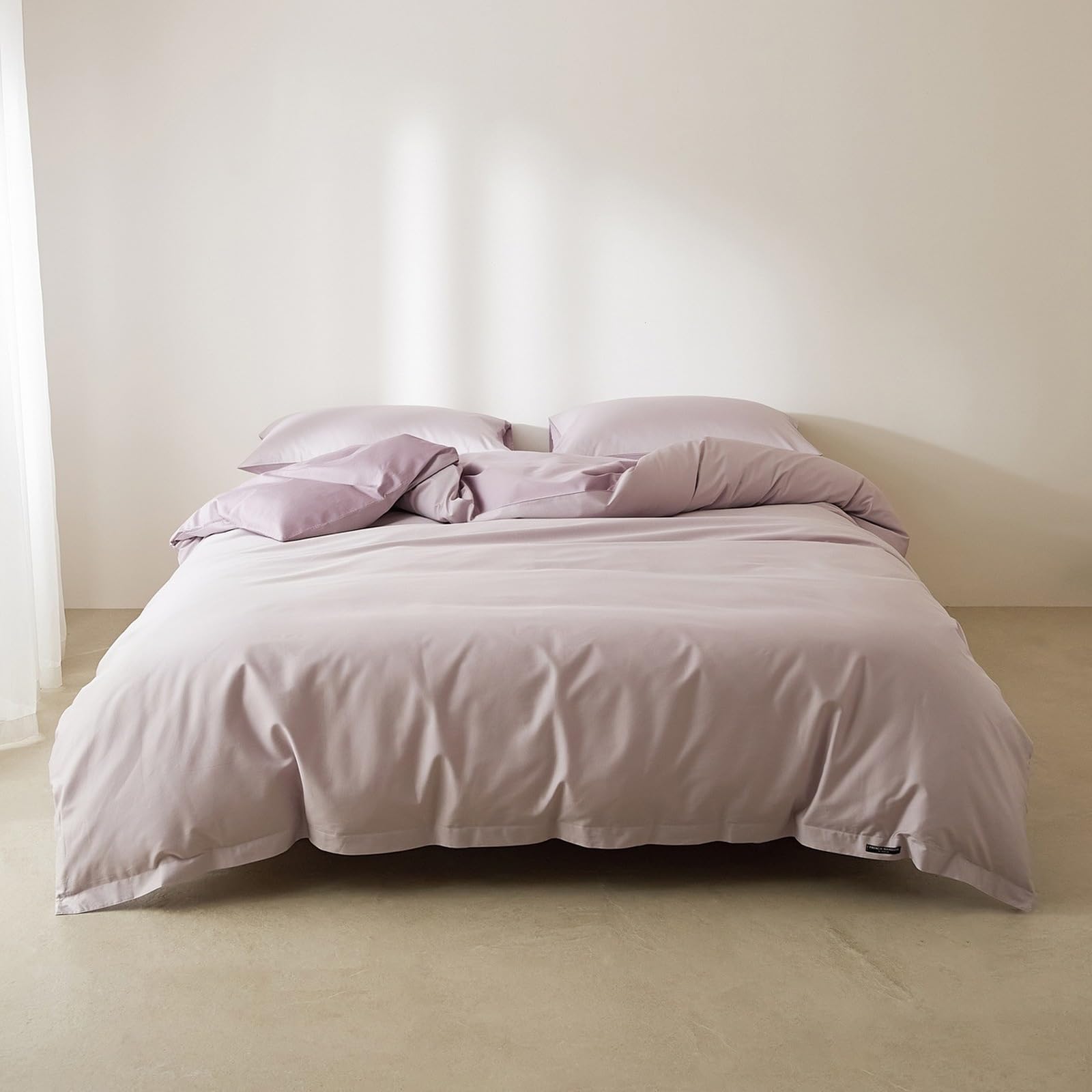 Housse de couette 200 x 230 coton lit 2 personnes avec fermeture éclair