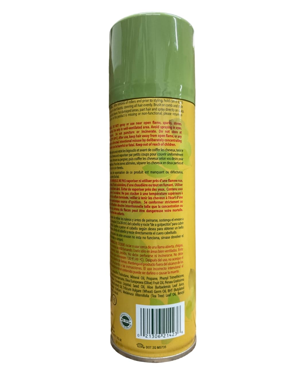 Isoplus Natural Remedy Tea Tree & Aloe Vera Oil Sheen Conditioning Hair Spray 7 Oz,Pack of 6