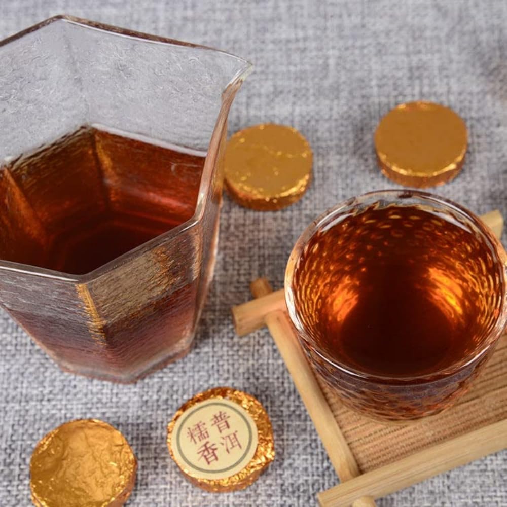 Yunnan Té Mini Tuo De Fragancia Glutinosa, Té Maduro De Puerh Exquisito Y Pequeño 500g Té Negro 17,64oz