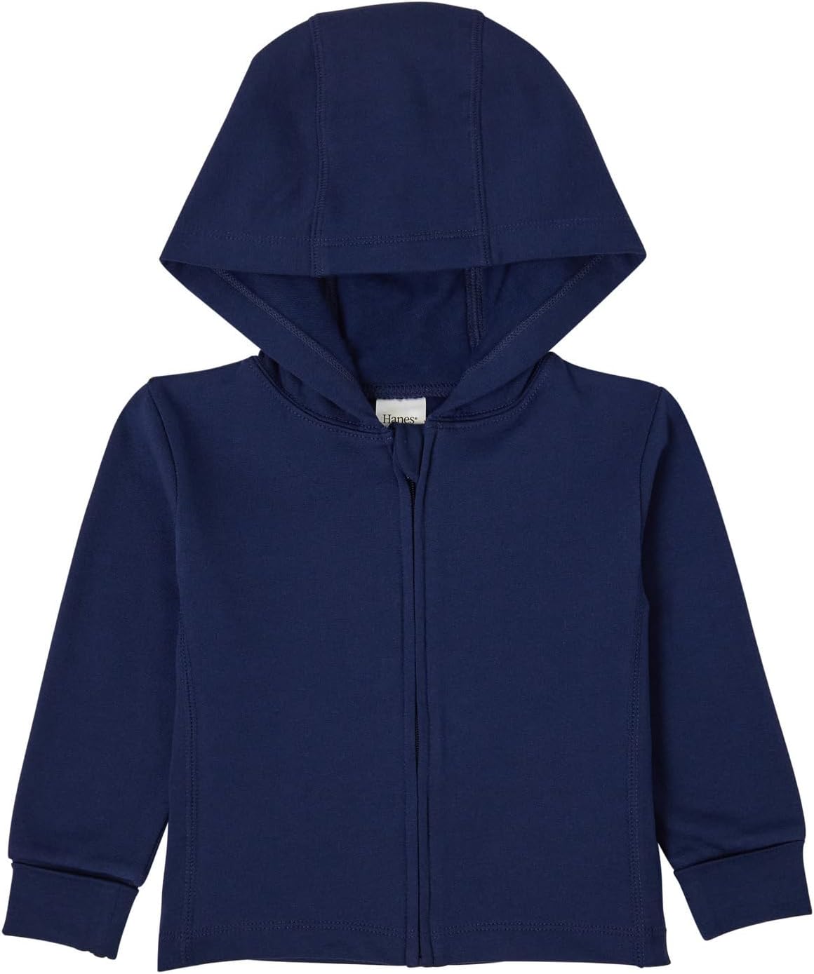 Hanes unisex-baby Pure Comfort Organic Hoodie, French Terry Full-zip Hooded Sweatshirt, Infant Boys & Girls