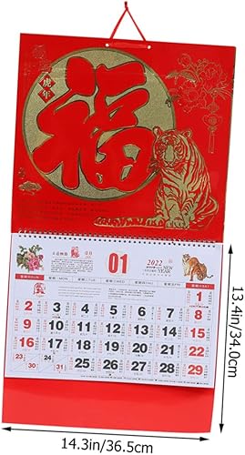 Miniatura 4 de Ciieeo 8 Pcs Calendar Calender New Year 2022 Christmas Office Paper Decorate