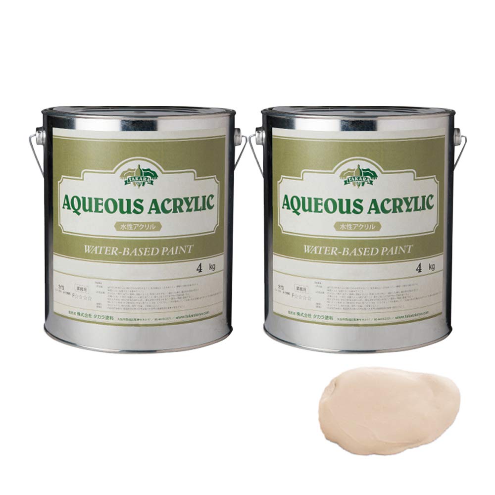Amazon.co.jp: 水性塗料 室内用 壁紙の上から塗れる タカラ塗料