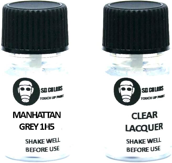 SD COLORS MANHATTAN GREY 1H5 - Pintura de retoque (15 ML), color gris manhattan