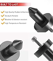 Vista 5 de Paquete de 2 pines de capó 924-5410 Poly para Kenworth T660, T660, T800, W900, T2000, T400, T440, T450, T470, T600A, 2003-2010