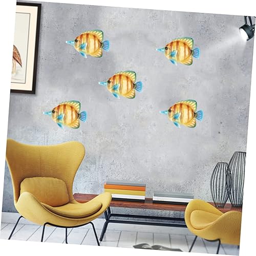 Miniatura 7 de BESPORTBLE - Decoración para pared para colgar en la pared, diseño de peces tropicales