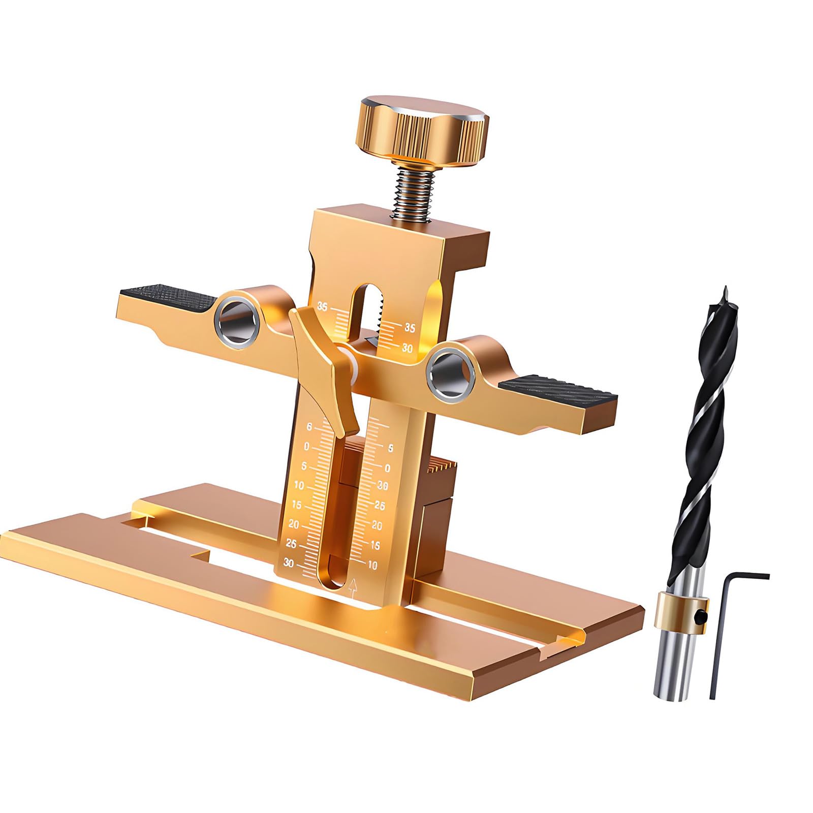 Cabinets Hardware Jigs, Adjustable Cabinet Handle Template Tool with Alignment Hole, Punching Locator Drill Guide Cabinet Door Installation Locator