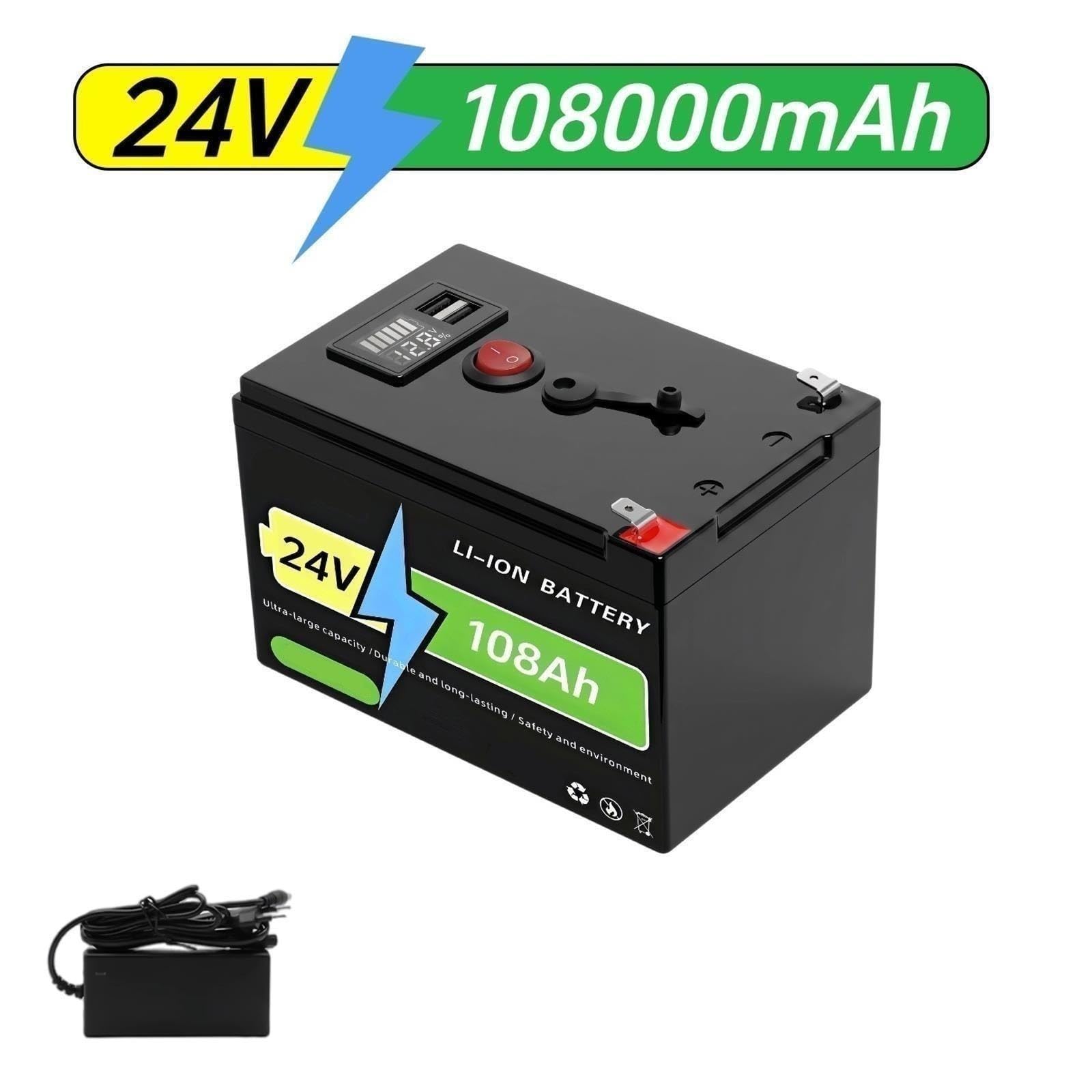 Batería LiFePO4 24V 128Ah 108Ah 88Ah For Luces Domésticas