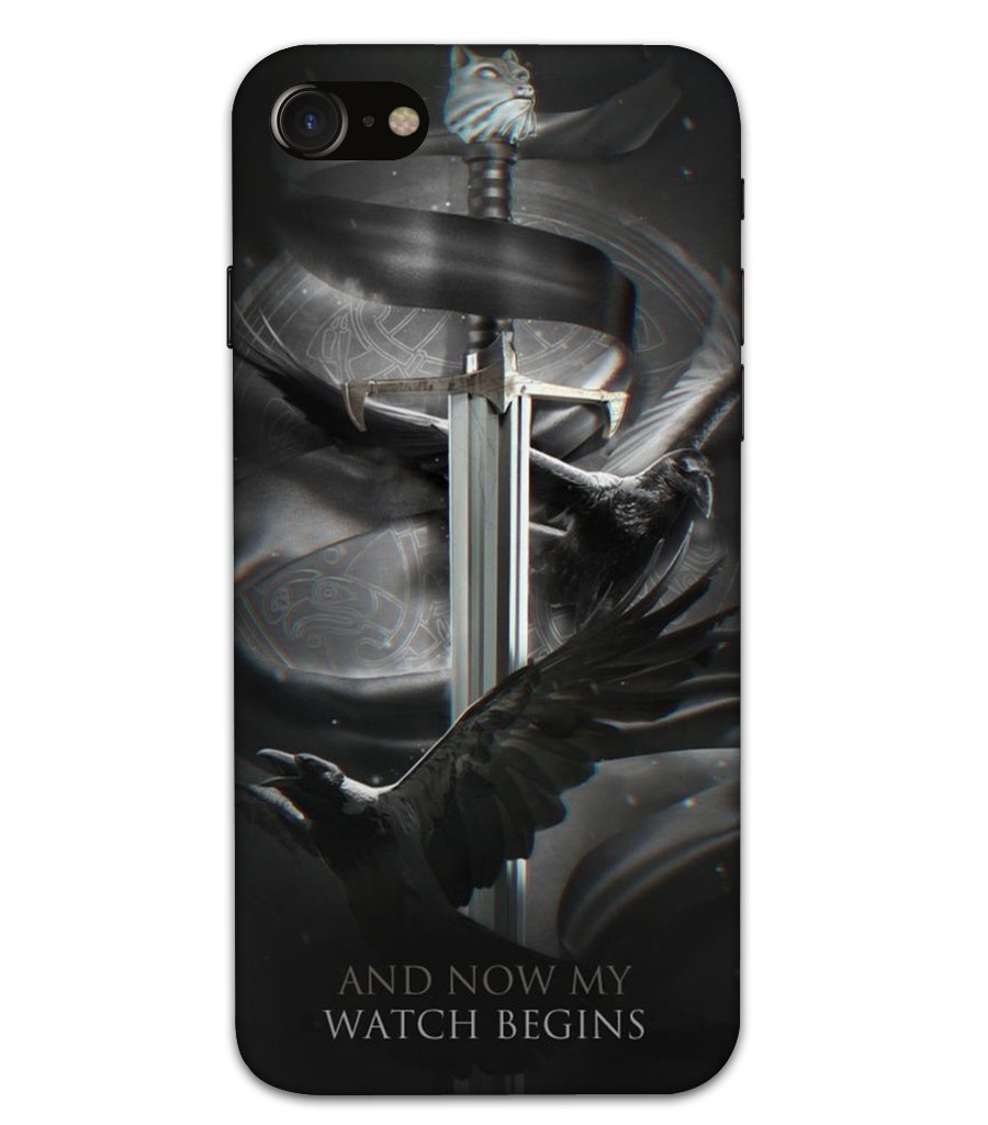 Loister and Now My Watch Begins Mobile Cover Compatiable for Apple iPhone 7, Best Printed Designer Back Cover