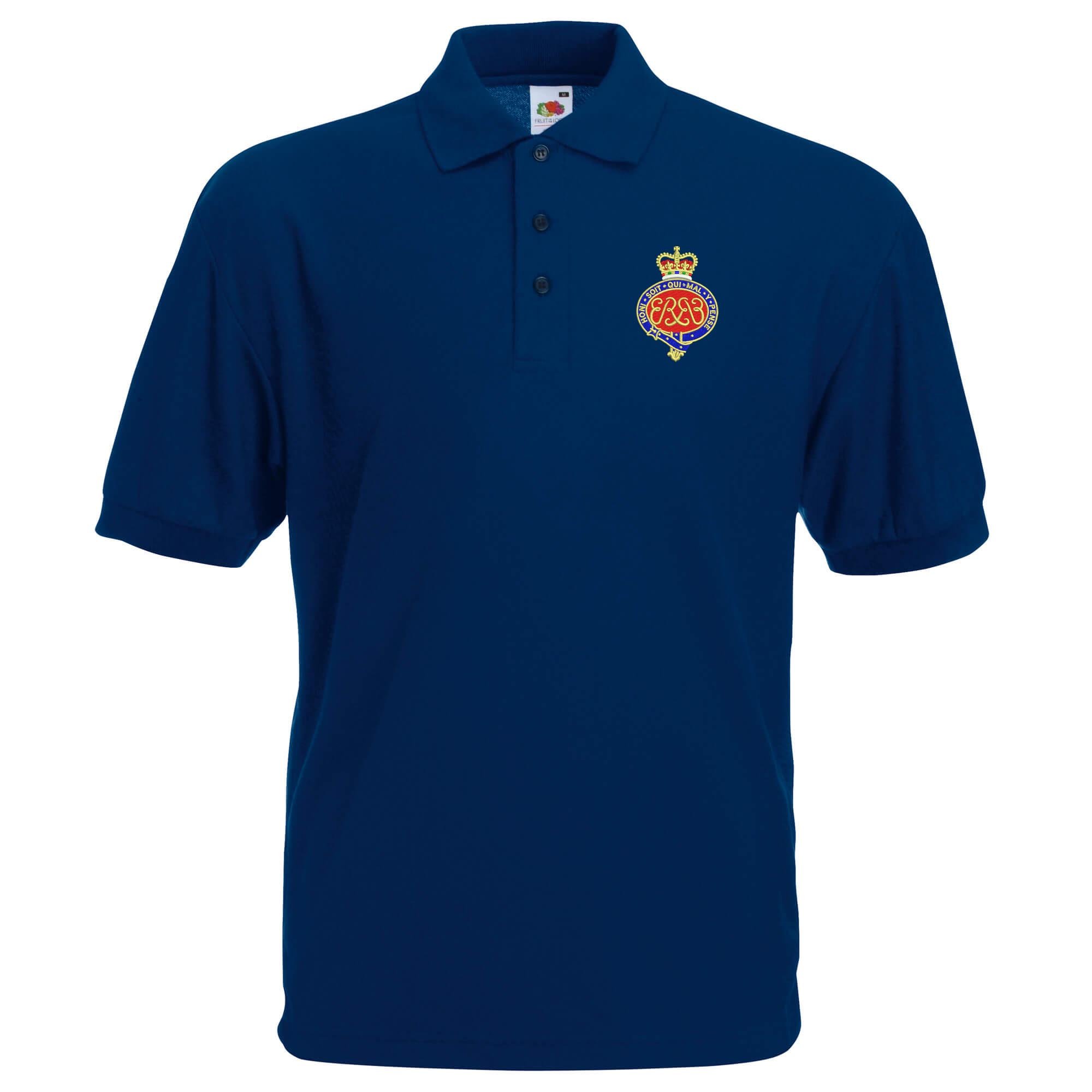 Pineapple Joe's Men's Navy Grenadier Guards Embroidered Polo - Medium
