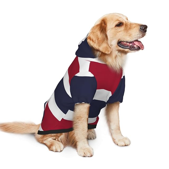 Foto 2 de 8 de Sudadera con capucha para perro con la bandera de Tailandia