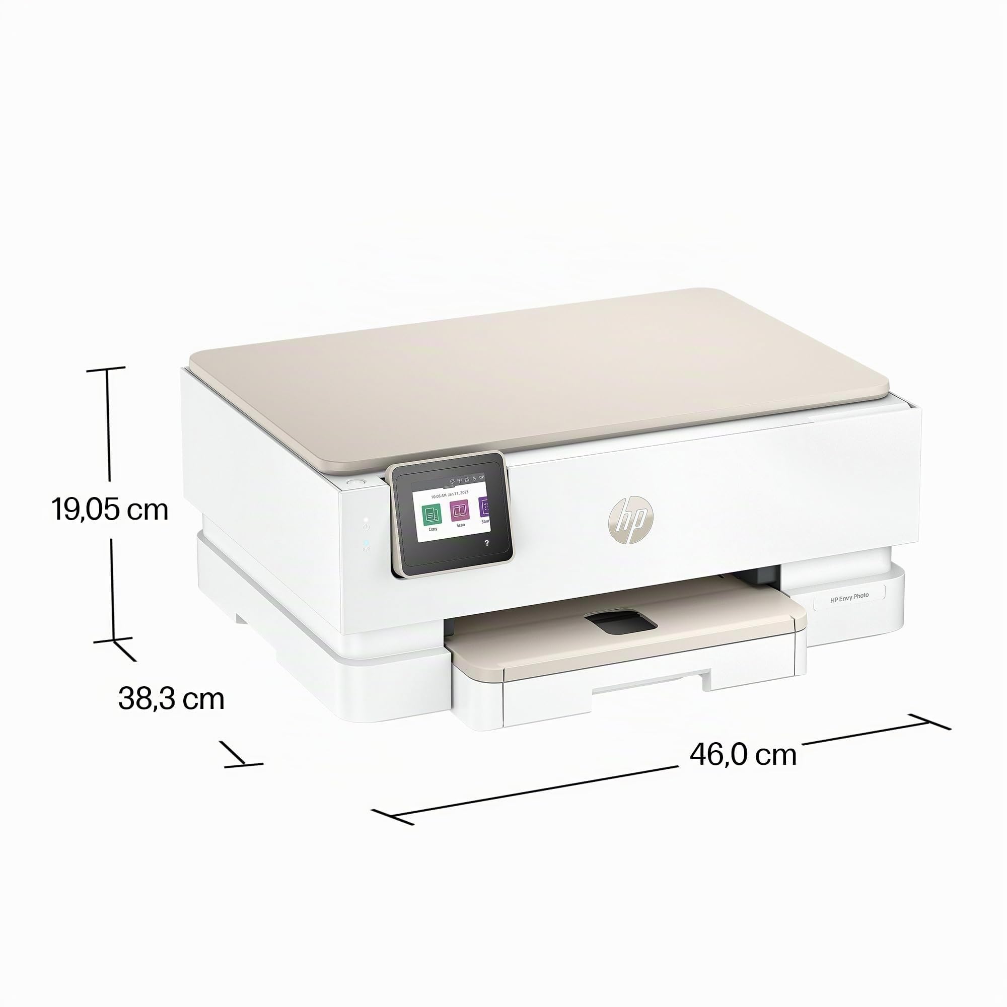 HP Envy Photo 7230 B63JVB, Stampante Multifunzione a Getto d'Inchiostro A4 a Colori, Foto, Fronte/Retro Automatico, 22 ppm, app, 3 Mesi di Inchiostro Instant Ink Inclusi, Bianca